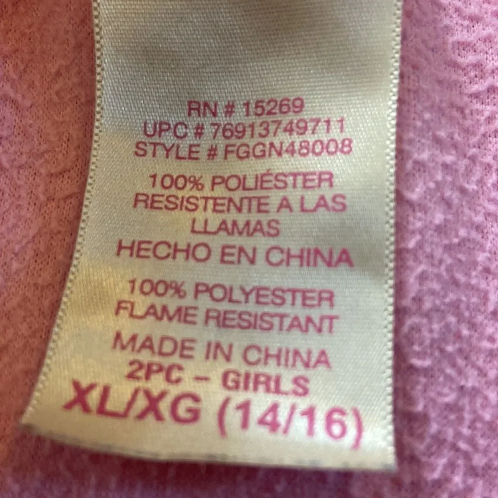 10/$50 Faded Glory Christmas Sleepwear Girl Size XL (14-16)